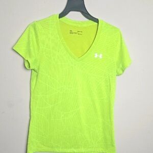 Under Armour Women's Green V-Neck Shirt